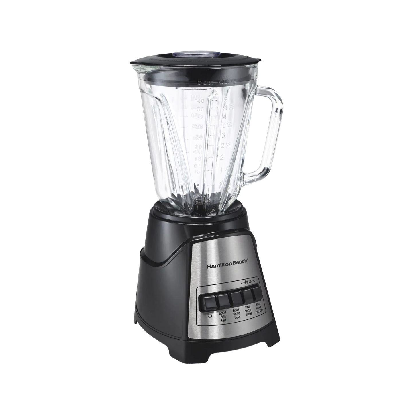 Licuadora de Vidrio 650W  1.2L Negra - Hamilton Beach