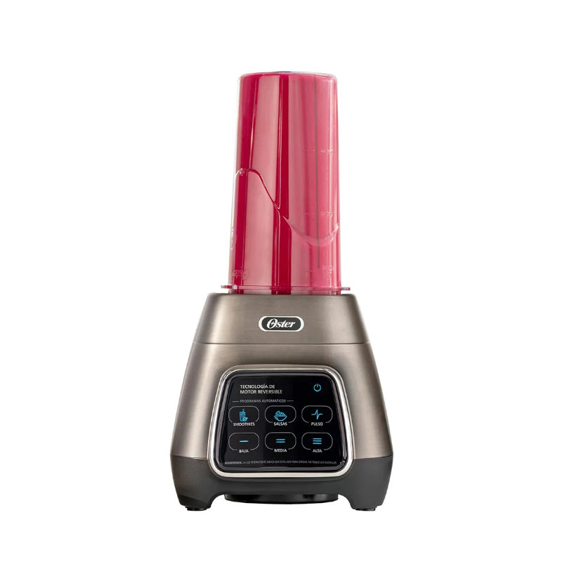 Licuadora Reversible 1000 W Táctil Gris Vaso Vidrio Oster 2177525