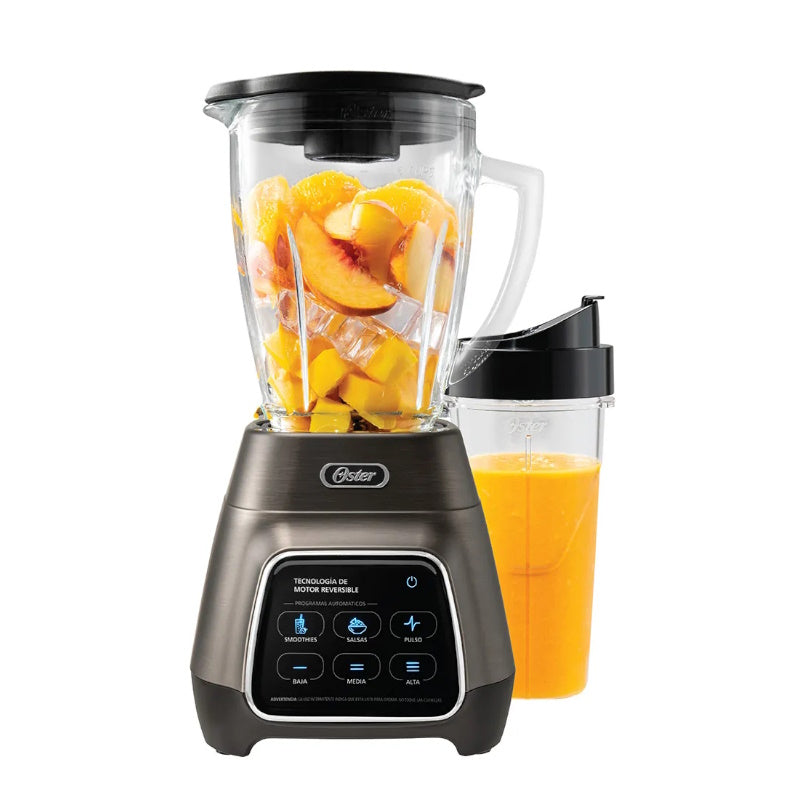 Licuadora Reversible 1000 W Táctil Gris Vaso Vidrio Oster 2177525