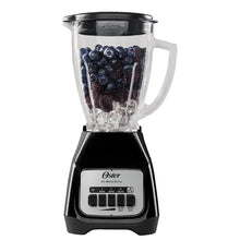 Licuadora Vaso Vidrio Botones 1.2 L/2 Vel Pulso 550 W Negra Oster