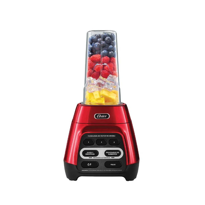 Licuadora Reversible 3 Vel 700 w Vaso Vidrio Roja BLSTPYG1310RBG