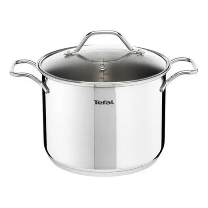Olla Cacerola C/Tapa 22cm Tefal Acero Inoxidable Inducción