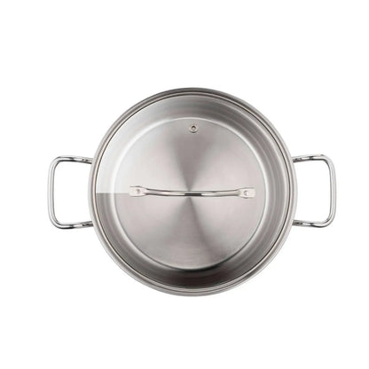 Olla Cacerola C/Tapa 22cm Tefal Acero Inoxidable Inducción