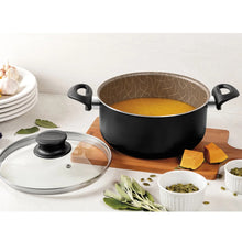 Olla Cacerola 24 cm c/Tapa Aluminio Antiadherente Oropeza Tramontina 27818/012