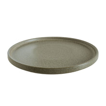 Plato Trinche Ceramica Verde Adelfa