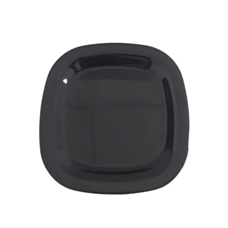 Juego 6 Platos Melamina Semicuadrado 20.3 cm 8'' Travessa Negro