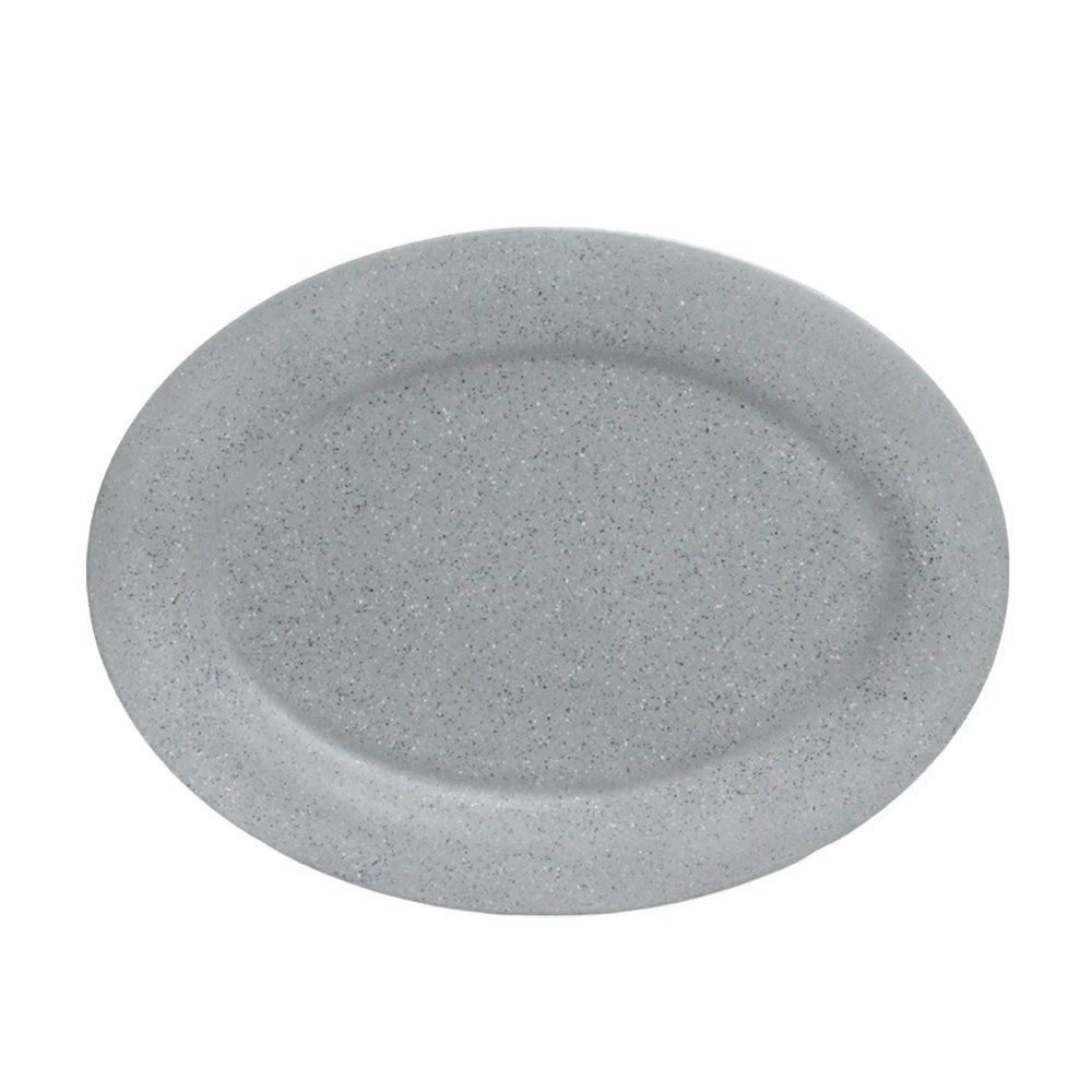 Juego 6 Platos Ovalados 30 cm Melamina Resistente Travessa