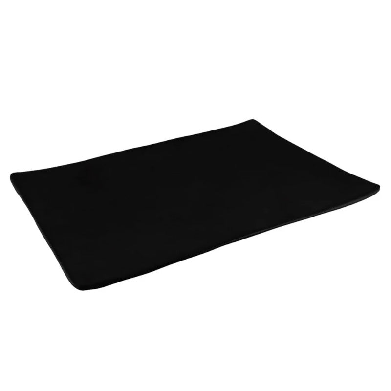 Juego 6 Platos Rectangulares 30 cm Melamina Negro Travessa