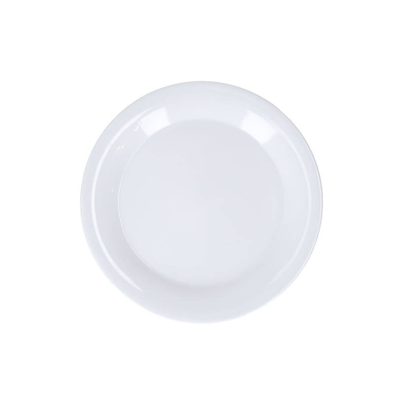 Juego 6 Platos Trinche 8'' 20.3 cm Melamina Blanco Travessa