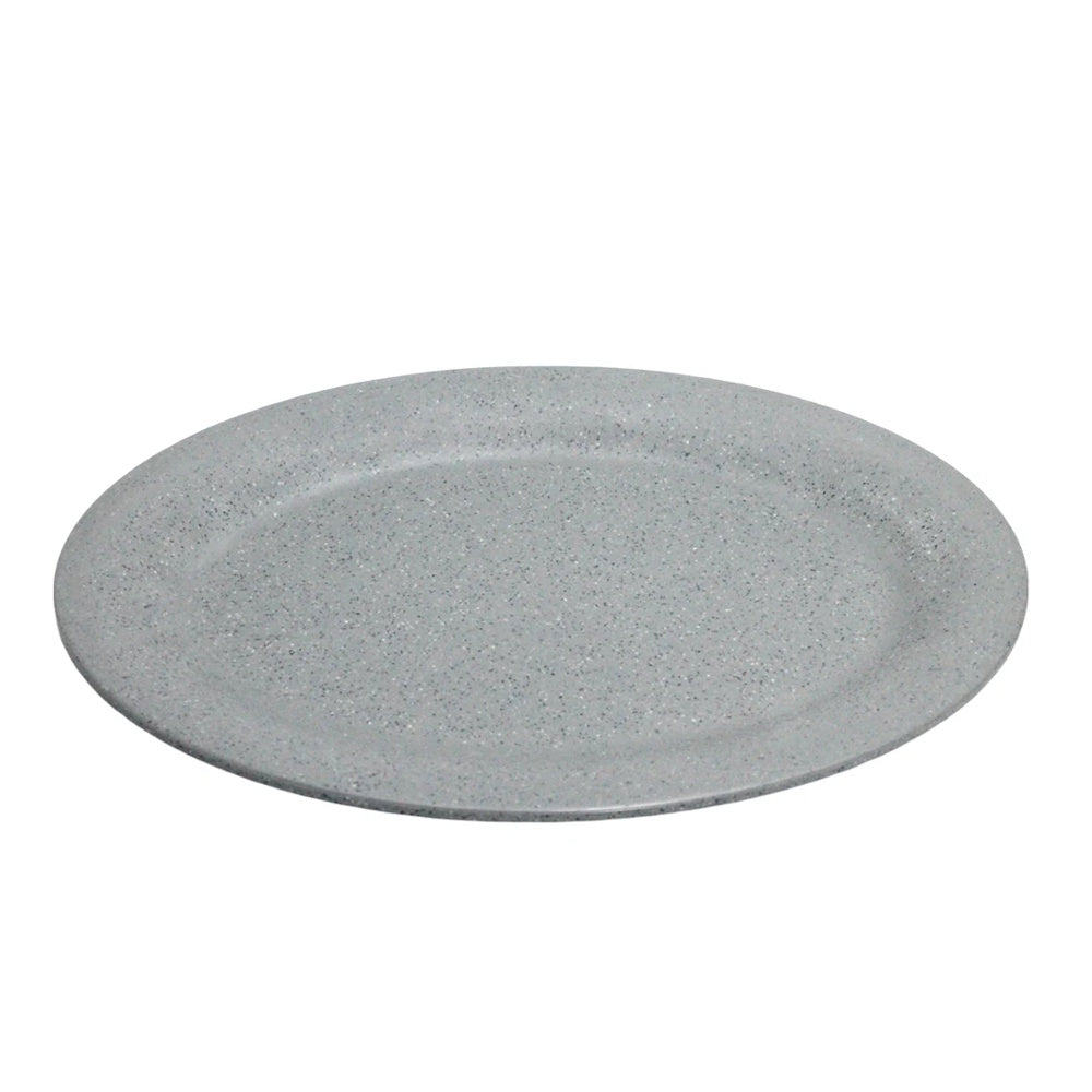 Juego 6 Platos Trinche 20 cm Melamina Gris Travessa