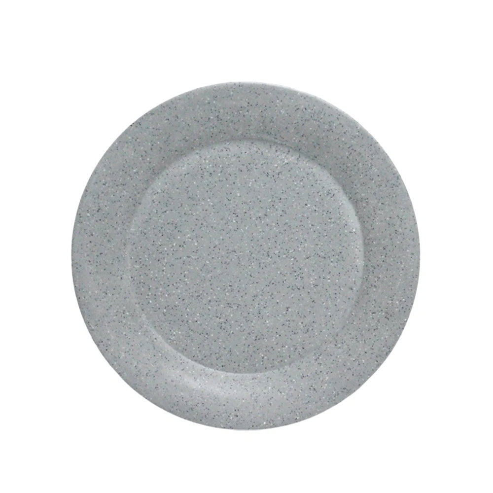 Juego 6 Platos Trinche 20 cm Melamina Gris Travessa