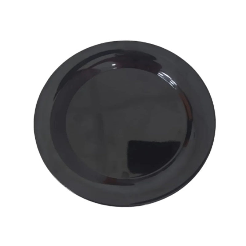 Juego 6 Platos Trinche 9'' 22.9 cm Melamina Negro Travessa