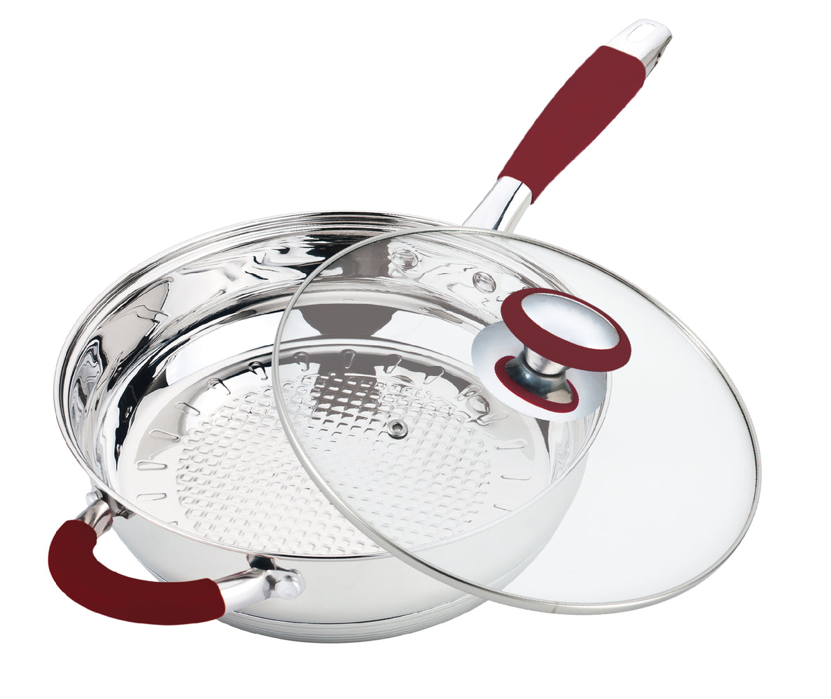 Batería de Cocina 12pz Acero Inoxidable Omania Inducción Fraciel
