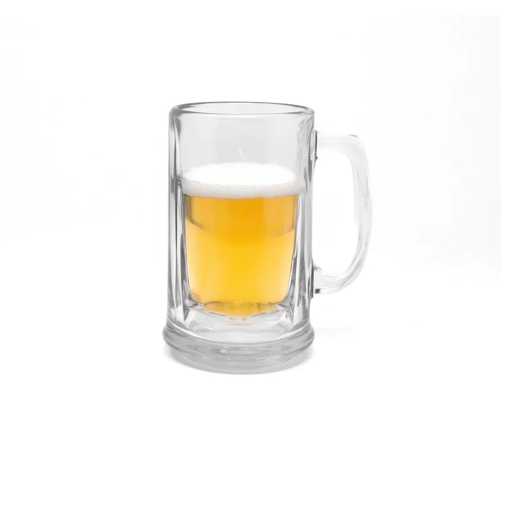 Juego 12 Tarros Cervecero Vidrio 445 ml Handled Libbey 5011