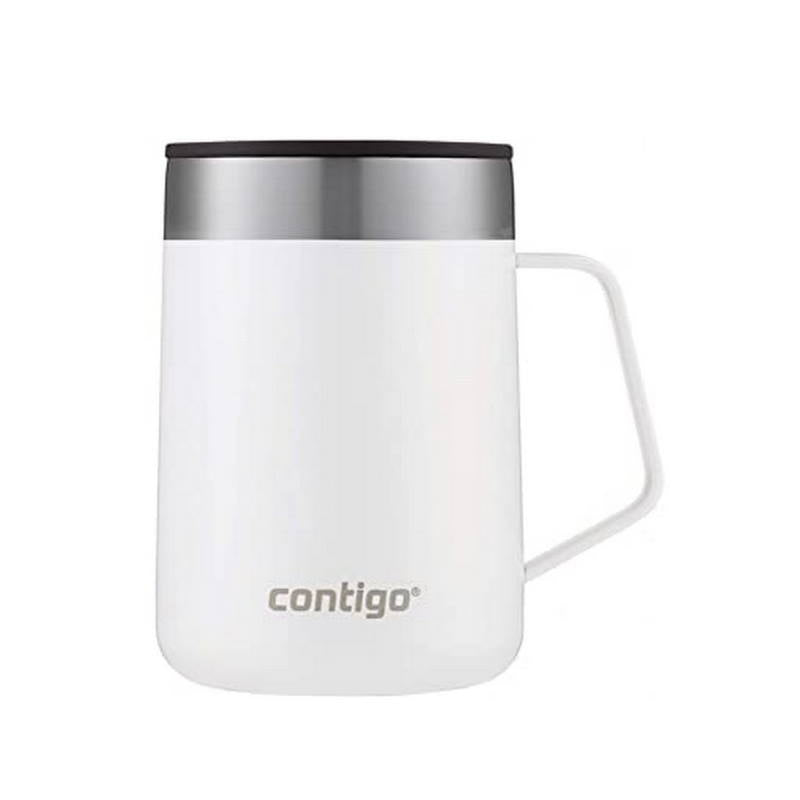 Tarro Térmico 14 oz 414 ml Acero Inox C/Tapa Blanco Contigo