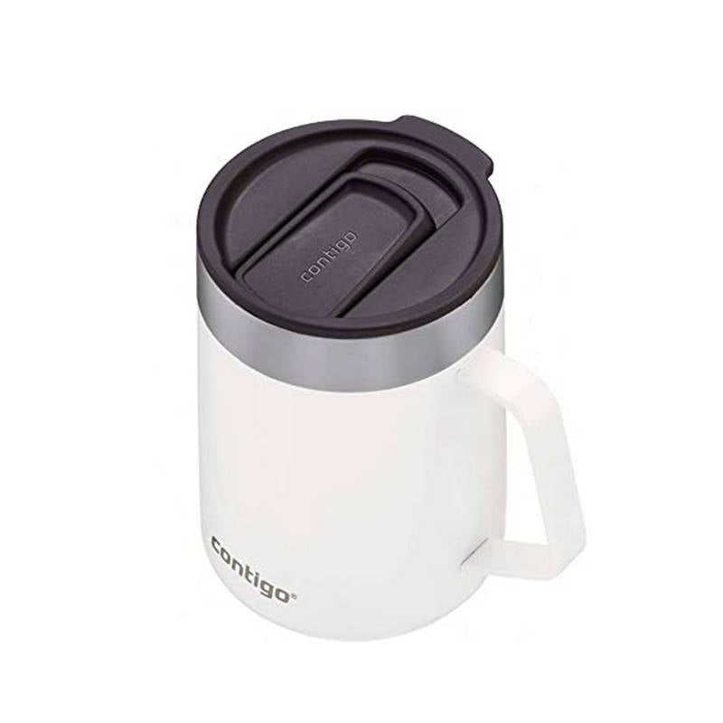Tarro Térmico 14 oz 414 ml Acero Inox C/Tapa Blanco Contigo