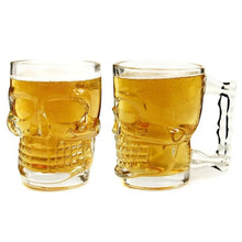 Juego 2 Tarros Cerveceros Calavera 500 ml Vidrio Vittori