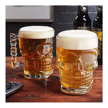 Juego 2 Tarros Cerveceros Calavera 500 ml Vidrio Vittori