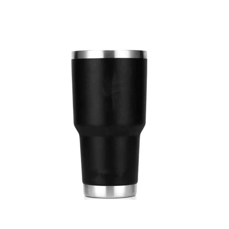 Vaso Termo Acero Inoxidable 30 oz 887 ml c/Tapa Travessa Negro