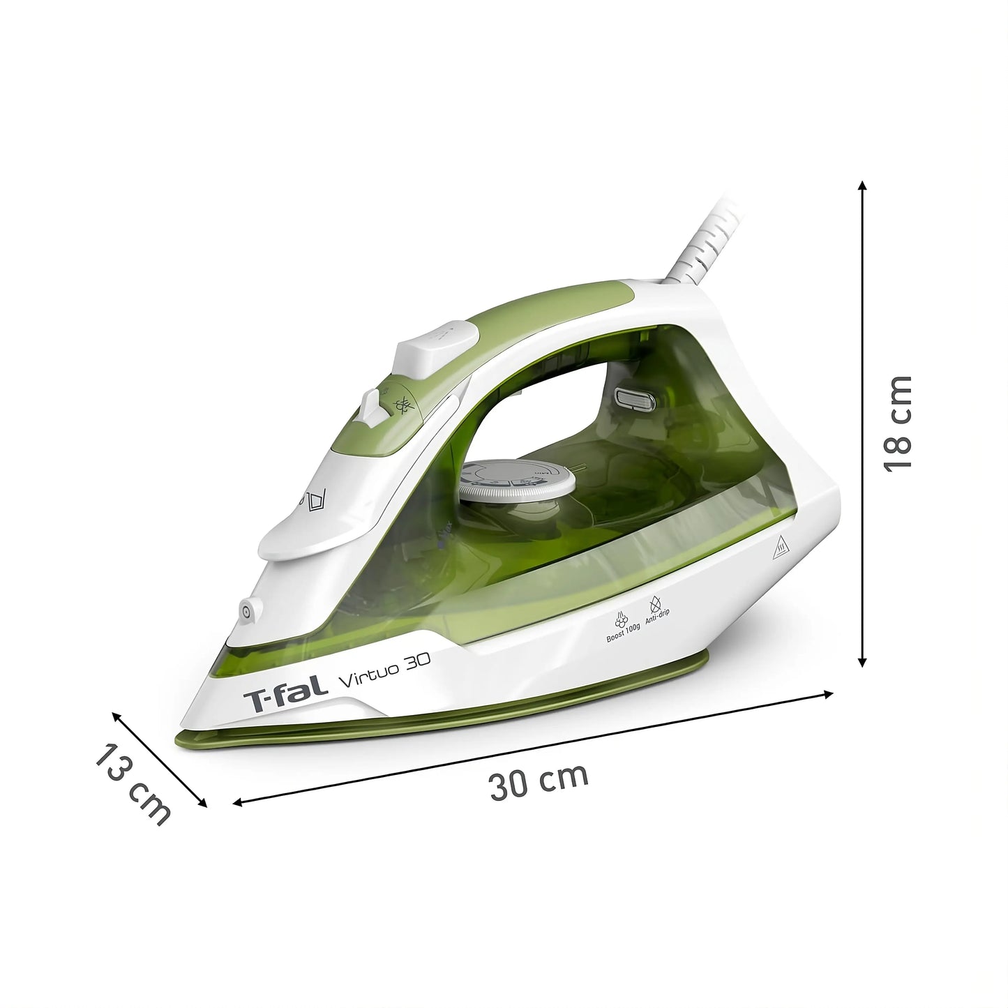 Plancha a Vapor Virtuo Forest Verde - Tefal
