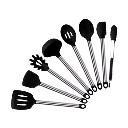 Set de 8 Utensilios de Cocina Silicona Fraciel
