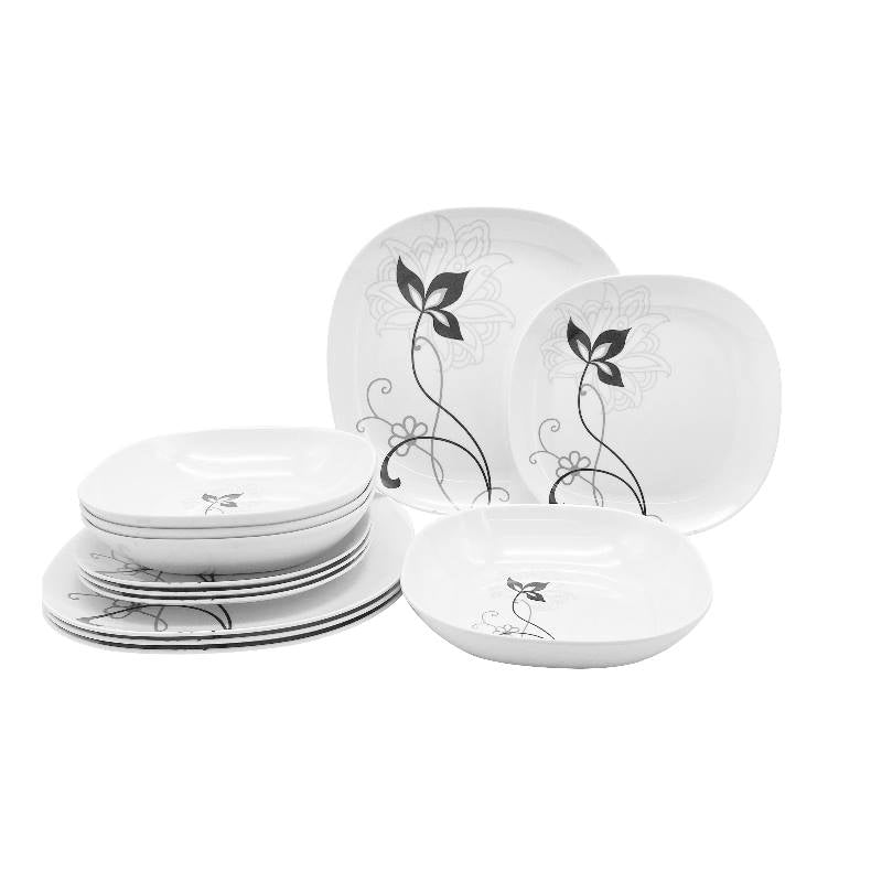 Vajilla de Melamina 12 Pz Cocina Resistente Zante Fraciel