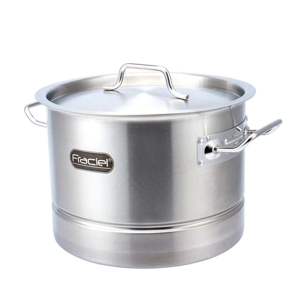 Vaporera Tamalera 28 cm 12 lt Acero Inoxidable Inducción Fraciel