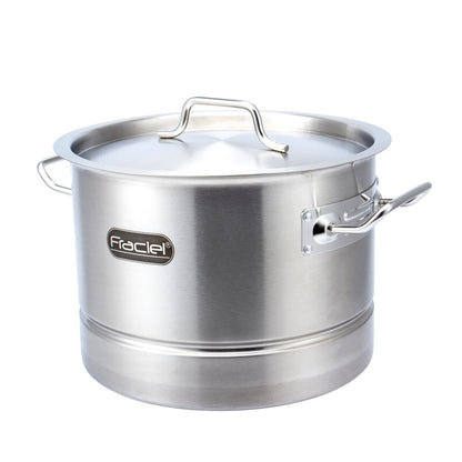 Vaporera Tamalera 28 cm 12 lt Acero Inoxidable Inducción Fraciel