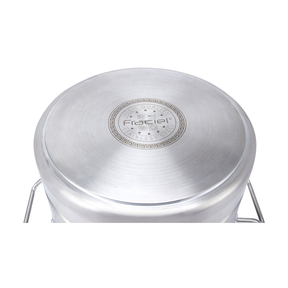 Vaporera Tamalera 36 cm 40 lt Acero Inoxidable Inducción Fraciel