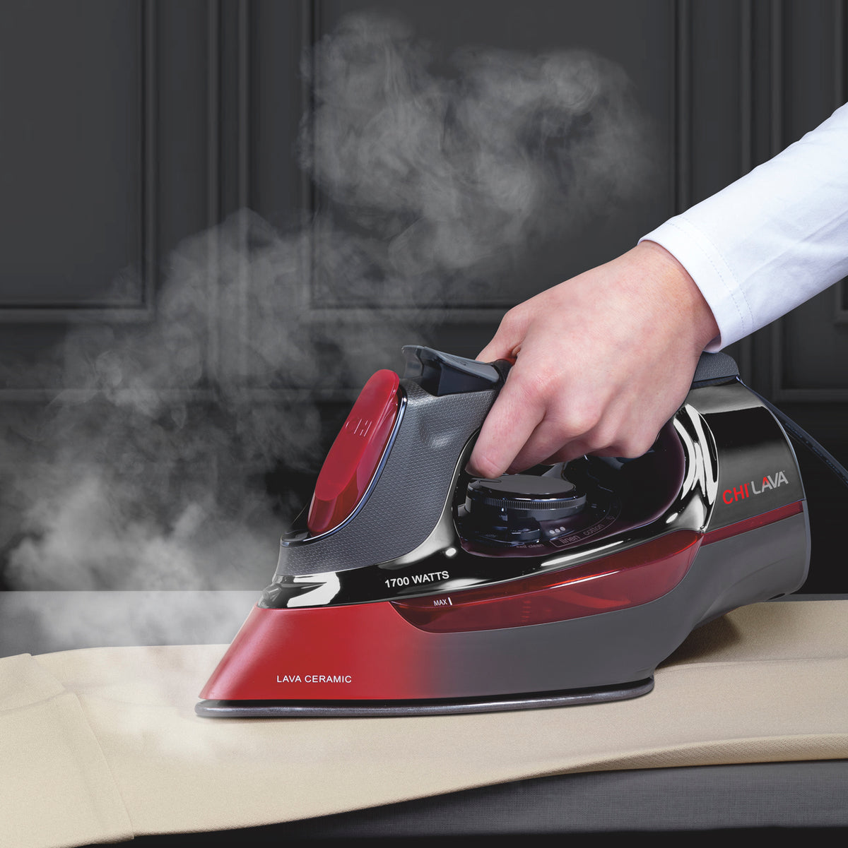 Plancha De Vapor CHI Lava Cerámica Retráctil 1700 W 13131