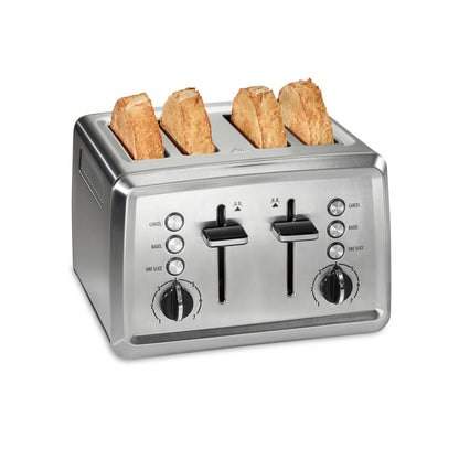 Tostador Hamilton Beach 4 Rebanadas Acero Inoxidable 24798