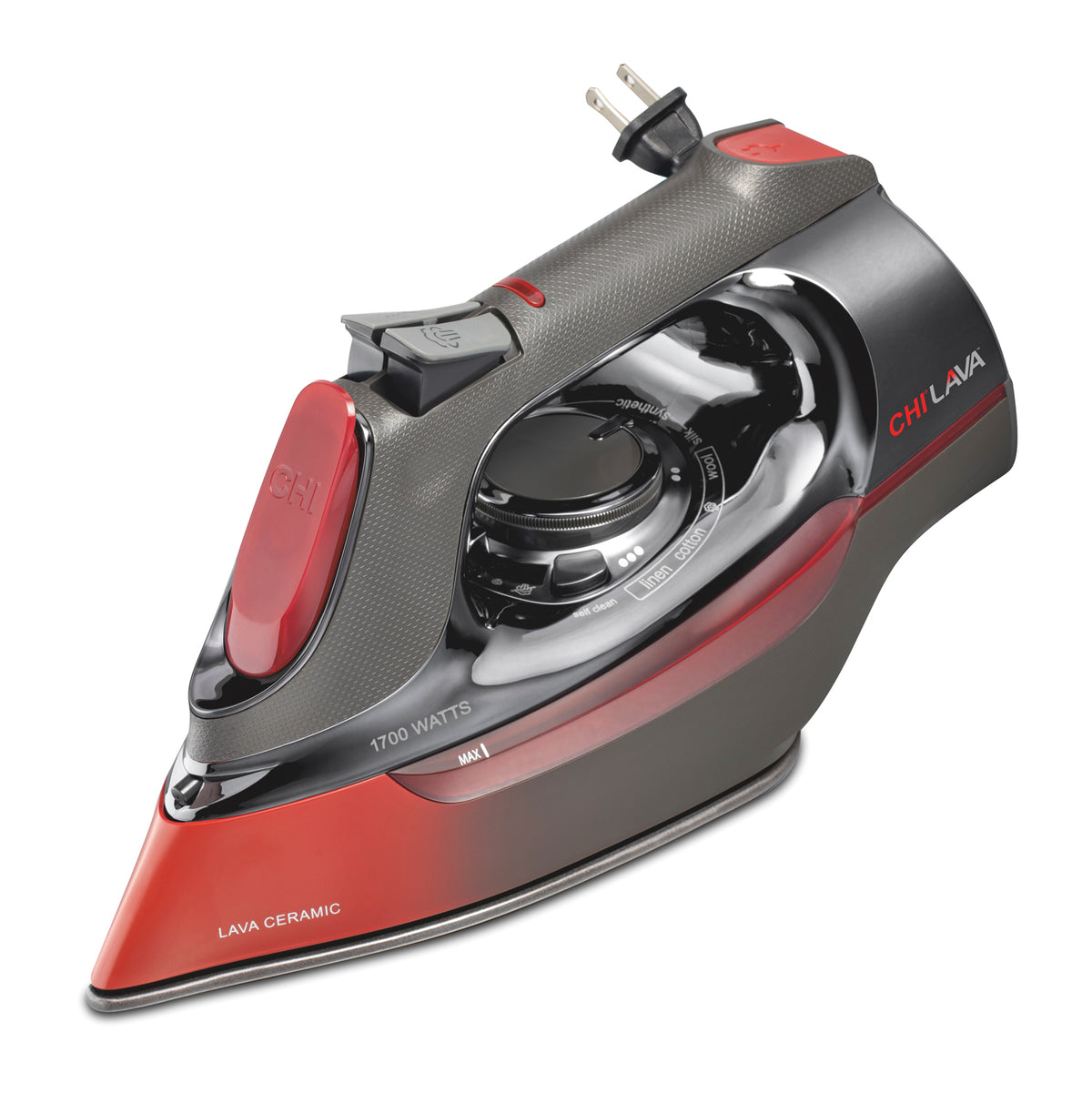 Plancha De Vapor CHI Lava Cerámica Retráctil 1700 W 13131