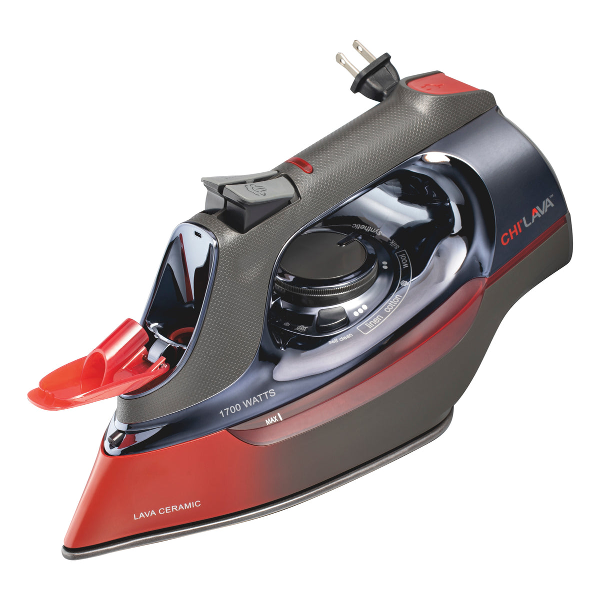 Plancha De Vapor CHI Lava Cerámica Retráctil 1700 W 13131