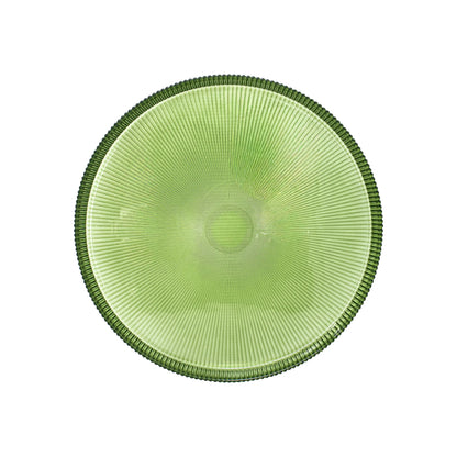 Plato Base de Cristal Texturizado 32 cm Colores