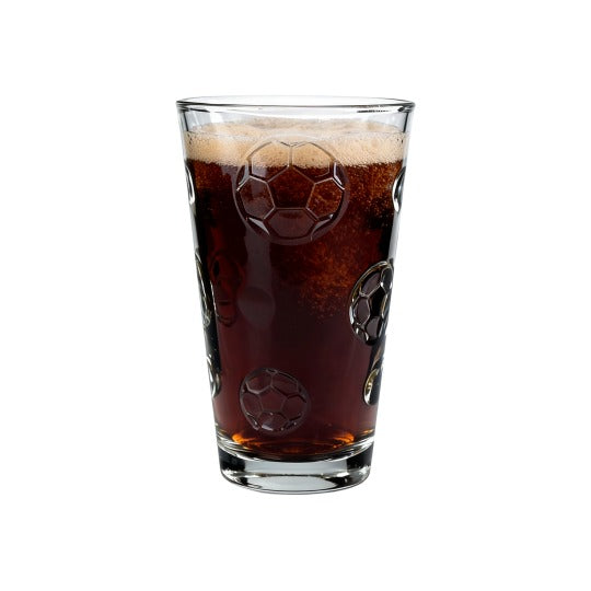 Set 6 Vasos Vidrio Libbey 416ml Cerveza Balones Mundial 2026